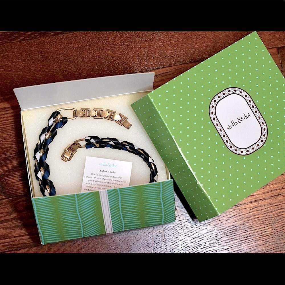 Stella & Dot Whipstitch Collar Necklace